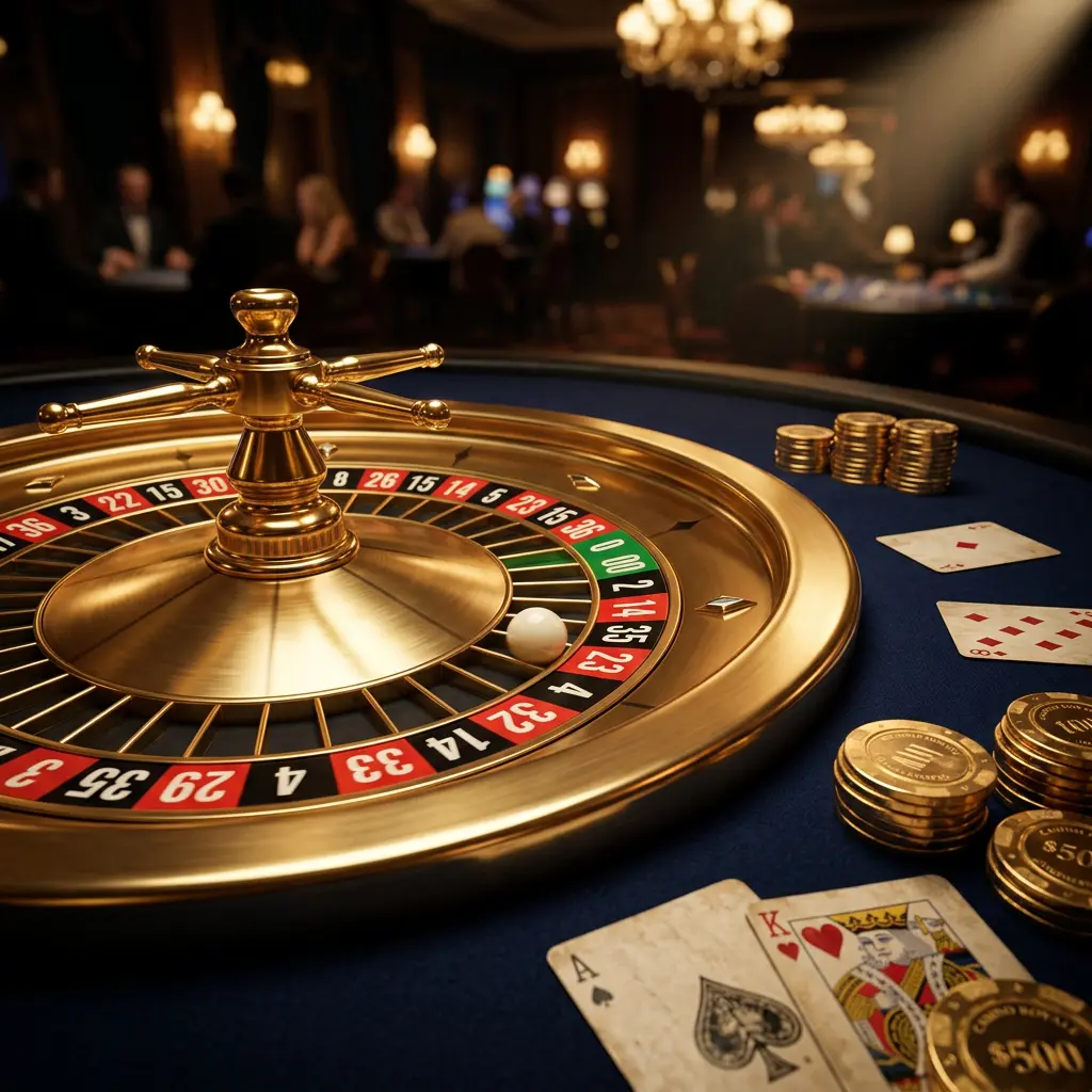 Live dealer roulette stream at Lucky North